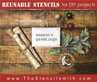 7177 - Christmas phrases - The Stencilsmith