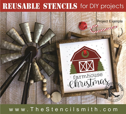 7199 - farmhouse christmas - The Stencilsmith