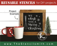 7202 - we whisk you a merry christmas - The Stencilsmith