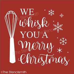 7202 - we whisk you a merry christmas - The Stencilsmith