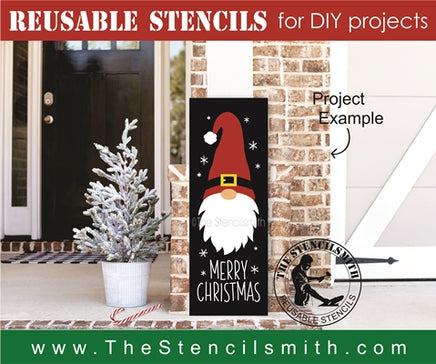 7204 - Merry Christmas (gnome) - The Stencilsmith
