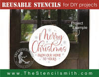7205 - Merry Christmas from our home - The Stencilsmith