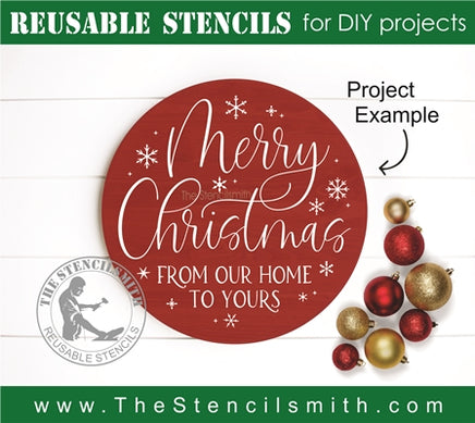 7205 - Merry Christmas from our home - The Stencilsmith