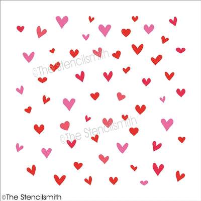 7208 - Mini hearts - The Stencilsmith