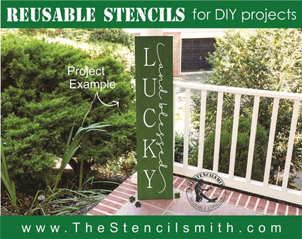 7240 - LUCKY and blessed - The Stencilsmith