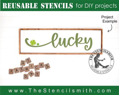 7245 - lucky stencil