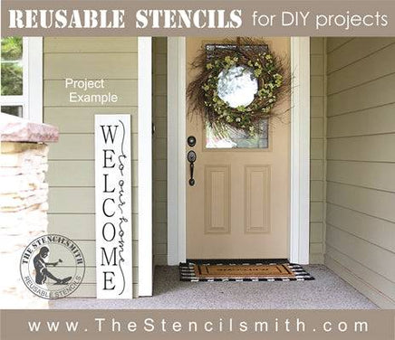 7254 - Welcome to our home - The Stencilsmith