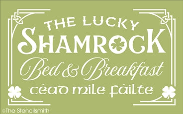 7262 - The Lucky Shamrock Bed & Breakfast - The Stencilsmith