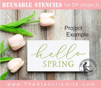 7268 - hello spring - The Stencilsmith