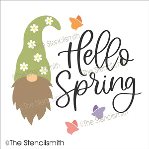 7271 - Hello Spring (gnome) - The Stencilsmith