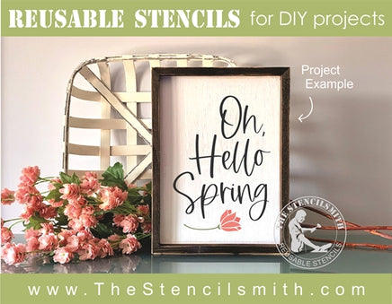 7272 - Oh, Hello Spring - The Stencilsmith