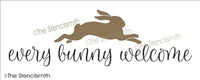 7275 - Every bunny welcome - The Stencilsmith