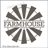 7278 - farmhouse (windmill) - The Stencilsmith