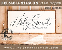7281 - Holy Spirit you are welcome - The Stencilsmith