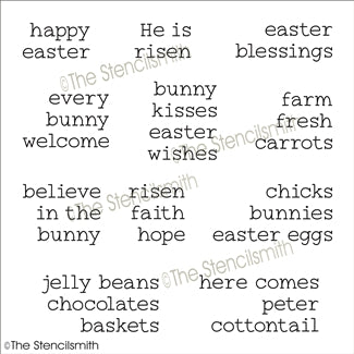 7288 - Easter phrases - The Stencilsmith