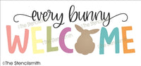 7289 - Every bunny welcome - The Stencilsmith