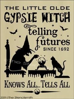 728 - Gypsie Witch - The Stencilsmith