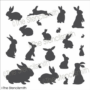 7304 - bunnies - The Stencilsmith