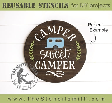 7316 - camper sweet camper - The Stencilsmith