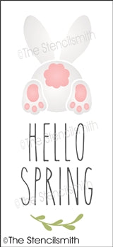 7345 - hello spring - The Stencilsmith