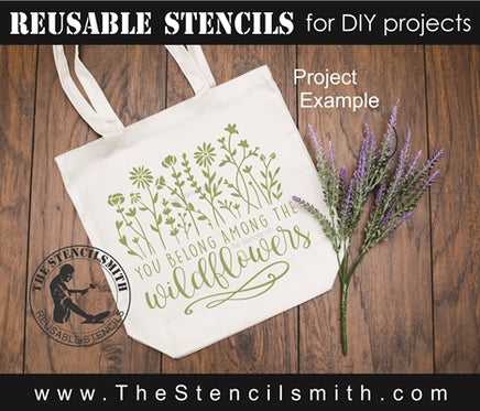 7356 - You belong among the wildflowers - The Stencilsmith