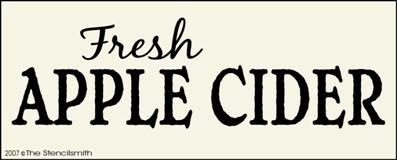 Fresh Apple Cider - The Stencilsmith