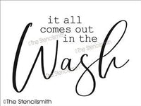 7379 - it all comes out in the wash - The Stencilsmith