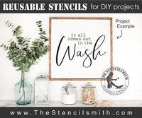 7379 - it all comes out in the wash - The Stencilsmith