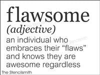 7386 - flawsome definition - The Stencilsmith