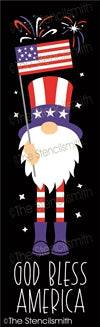 7396 - God Bless America (gnome) - The Stencilsmith