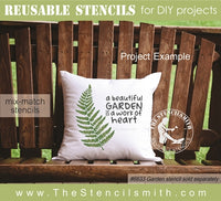 7413 - fern branches - The Stencilsmith