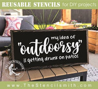 7417 - my idea of "outdoorsy" - The Stencilsmith