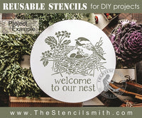 7424 - Welcome to our nest - The Stencilsmith