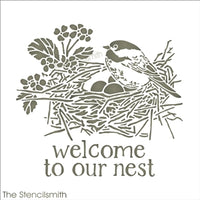 7424 - Welcome to our nest - The Stencilsmith