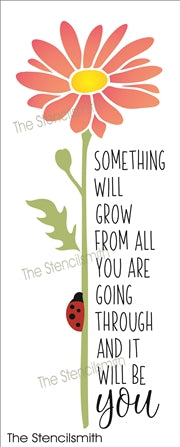 7434 - Something will grow from - The Stencilsmith