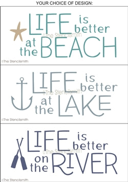 7443 - Life is better - The Stencilsmith