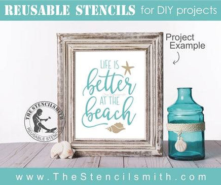 7445 - Life is better at the beach - The Stencilsmith