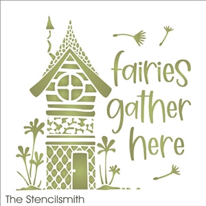 7500 - fairies gather here - The Stencilsmith