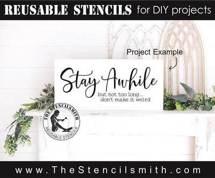7503 - stay awhile - The Stencilsmith