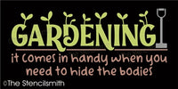 7508- Gardening it comes in handy - The Stencilsmith