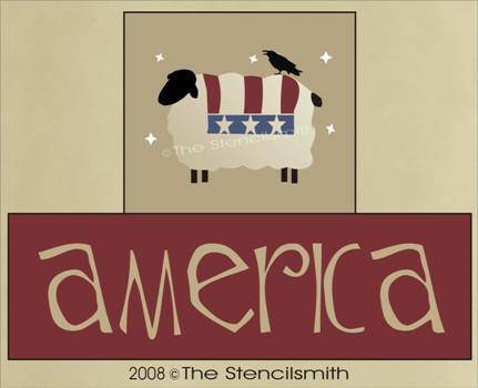 750 - AMERICA - block set - The Stencilsmith