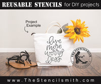 7511 - live more worry less - The Stencilsmith