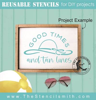 7516 - good times and tan lines - The Stencilsmith