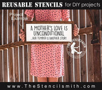 7518 - A mother's love is unconditional - The Stencilsmith