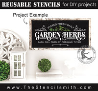 7521 - Garden Herbs - The Stencilsmith