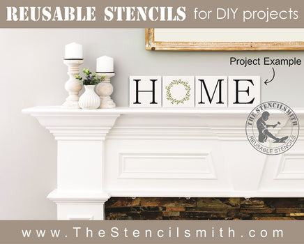 7525 - HOME - 4 pc set - The Stencilsmith