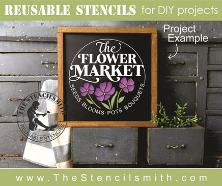 7527 - The Flower Market - The Stencilsmith