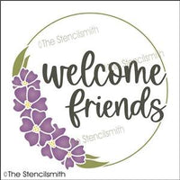 7531 - welcome friends - The Stencilsmith