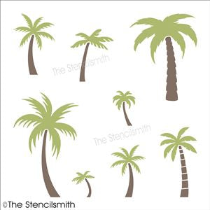 7537 - palm trees - The Stencilsmith