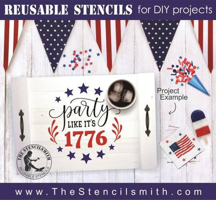 7550 - party like it's 1776 - The Stencilsmith